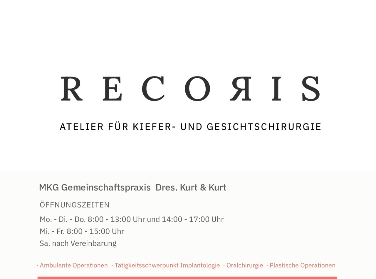 RECORIS – Atelier für Kiefer- und Gesichtschirurgie